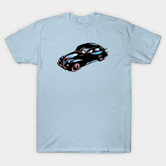 Trans Pride Vintage Car Design T-Shirt by VernenInk